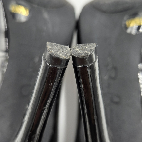 Jessica Simpson Pumps Heels Black Patent 5.5M 4" - Picture 7 of 11